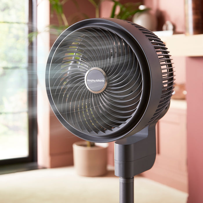 Air Flex 9” 4 Blade Pedestal Fan with Remote Control