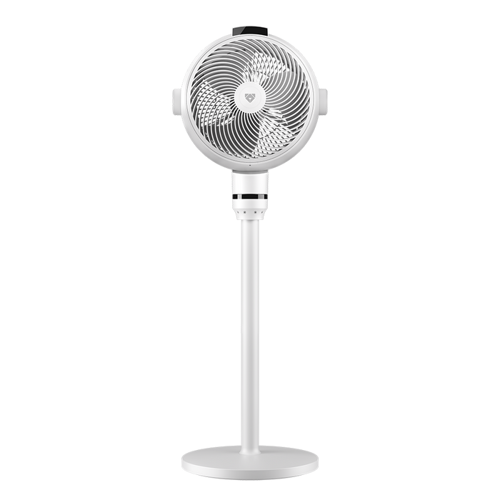 White Airdog pedestal fan