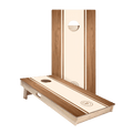 Airstream Classic Stripes Beige Cornhole Boards, - American Cornhole Association