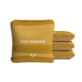 Airstream Live Riveted Yellow Synergy Soft Cornhole Bags, Yellow - American Cornhole Association
