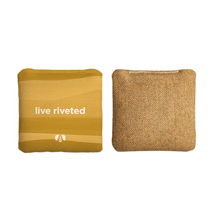 Airstream Live Riveted Yellow Synergy Soft Cornhole Bags, Yellow - American Cornhole Association