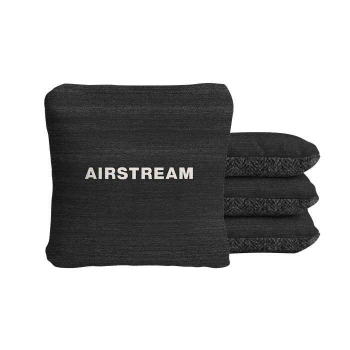 Airstream Logo Black Synergy Soft Cornhole Bags, Black - American Cornhole Association
