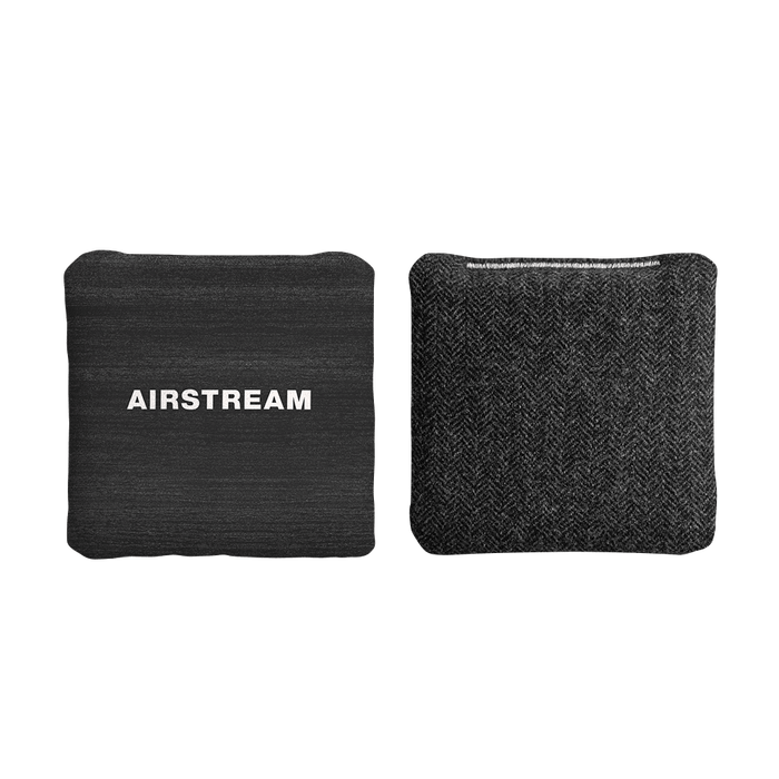 Airstream Logo Black Synergy Soft Cornhole Bags, Black - American Cornhole Association