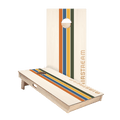 Airstream Retro Stripes Cornhole Boards, - American Cornhole Association