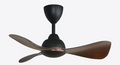 Alpha DC Motor Ceiling Fan- (33 ") 5 ABS Blade 12+12 Speed  with Remote control - MB Walnut