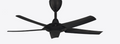 Alpha DC Motor Ceiling Fan- (40 ") 5 ABS Blade 12+12 Speed  with Remote control - Matt Black