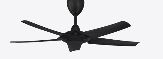Alpha DC Motor Ceiling Fan- (40 ") 5 ABS Blade 12+12 Speed  with Remote control - Matt Black