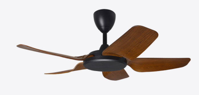 Alpha DC Motor Ceiling Fan- (40 ") 5 ABS Blade 8+8 Speed  with Remote control - Walnut