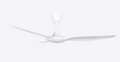 Alpha DC Motor Ceiling Fan- (56") 3 ABS Blade 8 speed with Remote control - Matte White