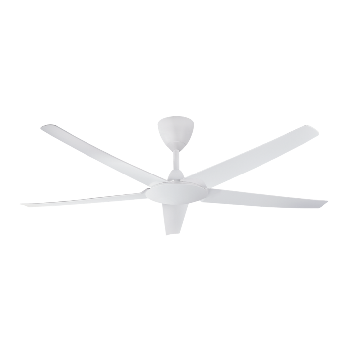Alpha DC Motor Ceiling Fan- (56 ") 5 ABS Blade 12 +12 speed with Remote control - Matte White