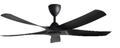 Alpha DC Motor Ceiling Fan- (56 ")  5 ABS Blade 12speed  with Remote control - Matte Black