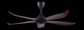 Alpha DC Motor Ceiling Fan- (56 ")  5 ABS Blade 6 speed  with Remote control - Walnut