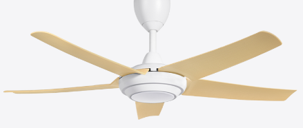 Alpha DC Motor LED Ceiling Fan- (40 ") 5 ABS Blade 12+12 Speed  with Remote control - Maple