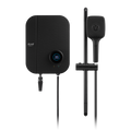 Alpha Digital Instant Water Heater (DC Pump) c/w Hand Shower Bar Set - Black Canvas