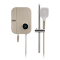 Alpha Digital Instant Water Heater (DC Pump) c/w Hand Shower Bar Set - Gold Cotton