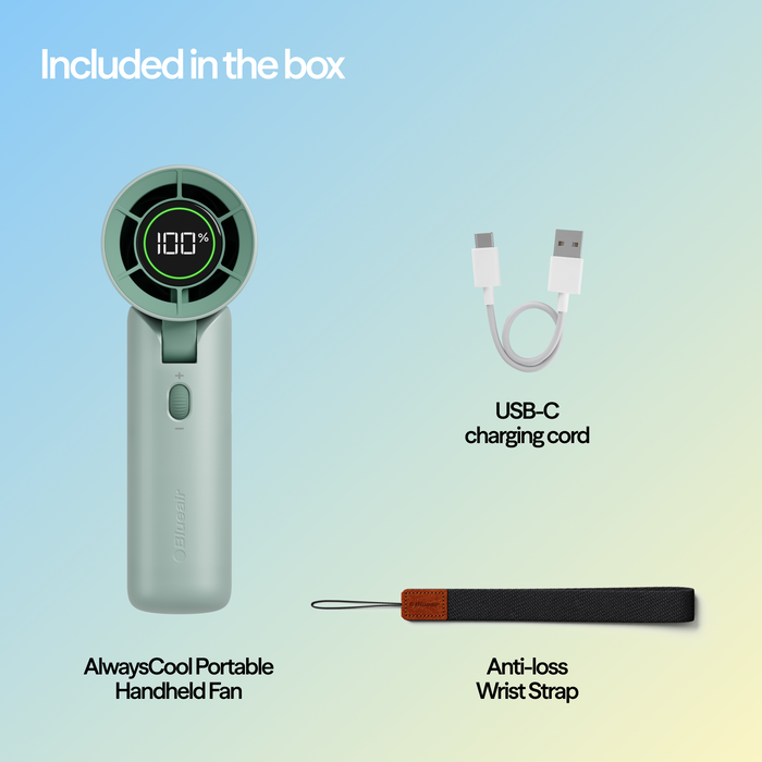 AlwaysCool Portable Handheld Fan  - Arctic Sage