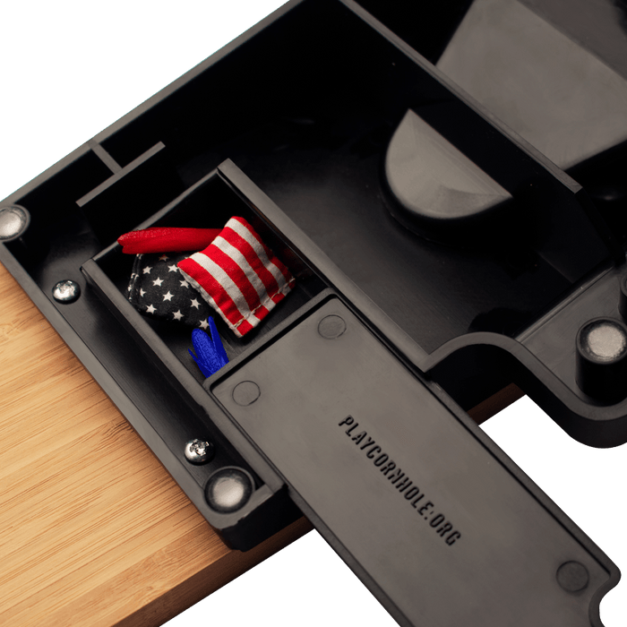 American Flag Classic Stripes Double Chuck Mini Cornhole Tabletop Game, - American Cornhole Association