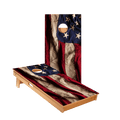 American Flag Cloth Star Cornhole Boards - ACA - 000001 | American Cornhole Association