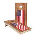 American Flag Star Cornhole Boards - ACA - 000297 | American Cornhole Association
