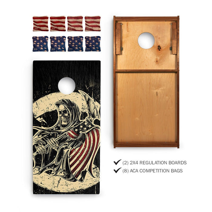 American Reaper Sig Pro 2x4 Regulation Cornhole Bundle -  | American Cornhole Association