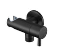 Angle Valve with Holder - Matt Black