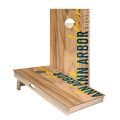 Ann Arbor Campus Gameday Star Cornhole Boards - ACA - 000199 | American Cornhole Association