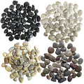 Aquarium Fish Tank Pebbles Decorative White Black and Coloured