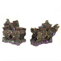 Aquarium Ornament - Large 2 Piece Ship Wreck Boat