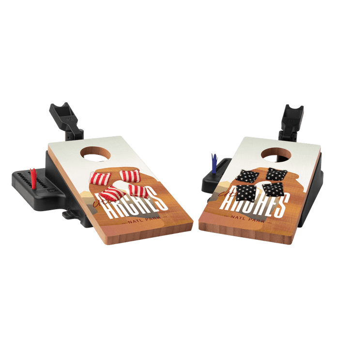 Arches Double Chuck Mini Cornhole Tabletop Game, - American Cornhole Association