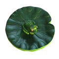 Artifical Pond Lily Lilly Floating Pond Decoration 20cm With Frog