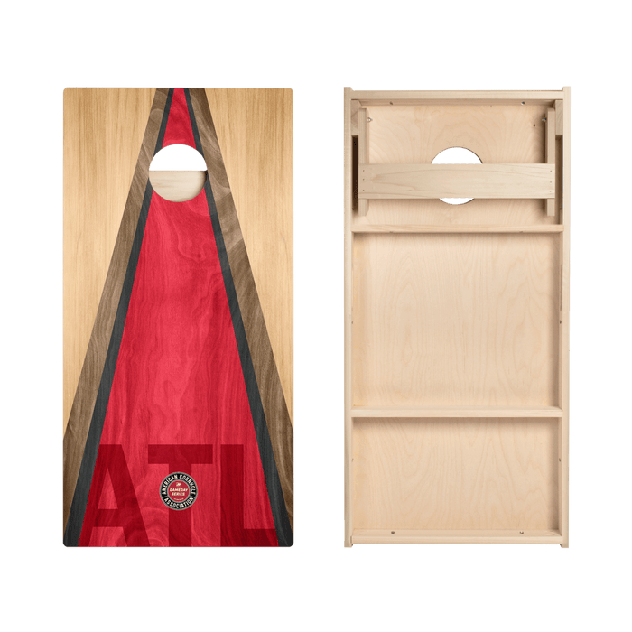 Atlanta Football Gameday Classic Triangle Star Cornhole Boards - SKU: ACA-000445 | American Cornhole Association