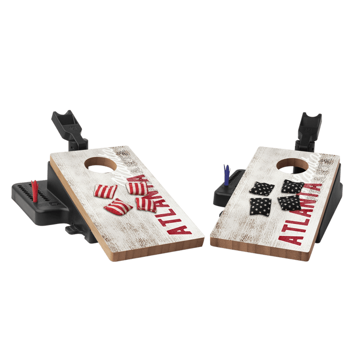 Atlanta Football Vintage Gameday Double Chuck Mini Cornhole Tabletop Game - 105790 - 12 | American Cornhole Association