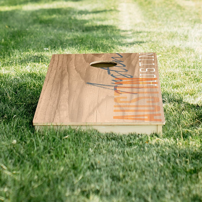 Austin Campus Gameday Star Cornhole Boards - ACA - 000201 | American Cornhole Association