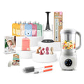 Automatic Baby Food Maker, Steriliser & Warmer Bundle Dusty Rose & Sand UK