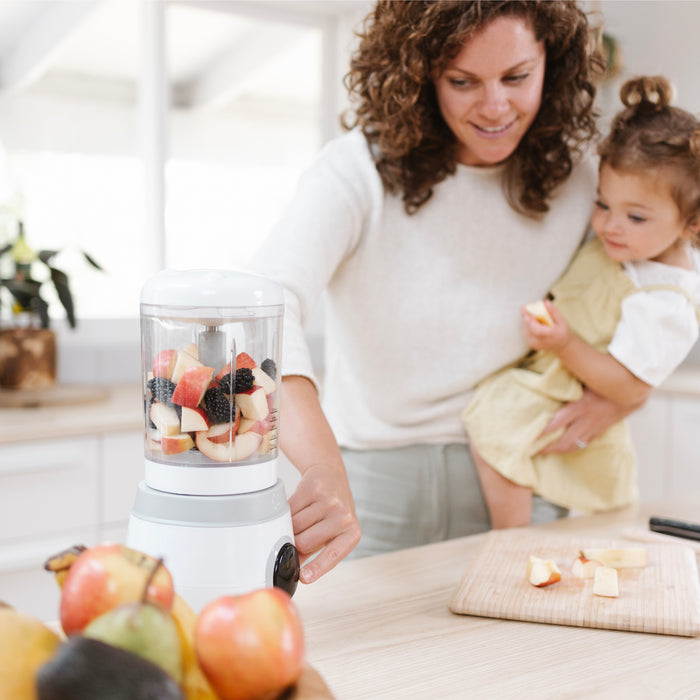 Automatic Baby Food Maker, Steriliser & Warmer Bundle Dusty Rose & Sand UK