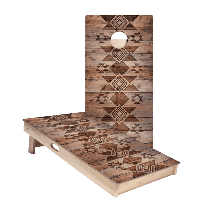 Aztec Wood Star Cornhole Boards, - American Cornhole Association