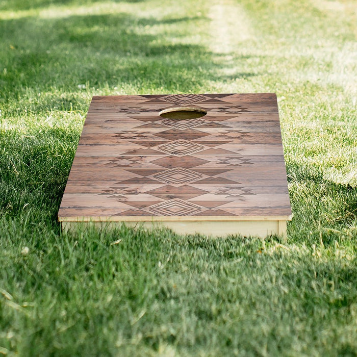 Aztec Wood Star Cornhole Boards, - American Cornhole Association