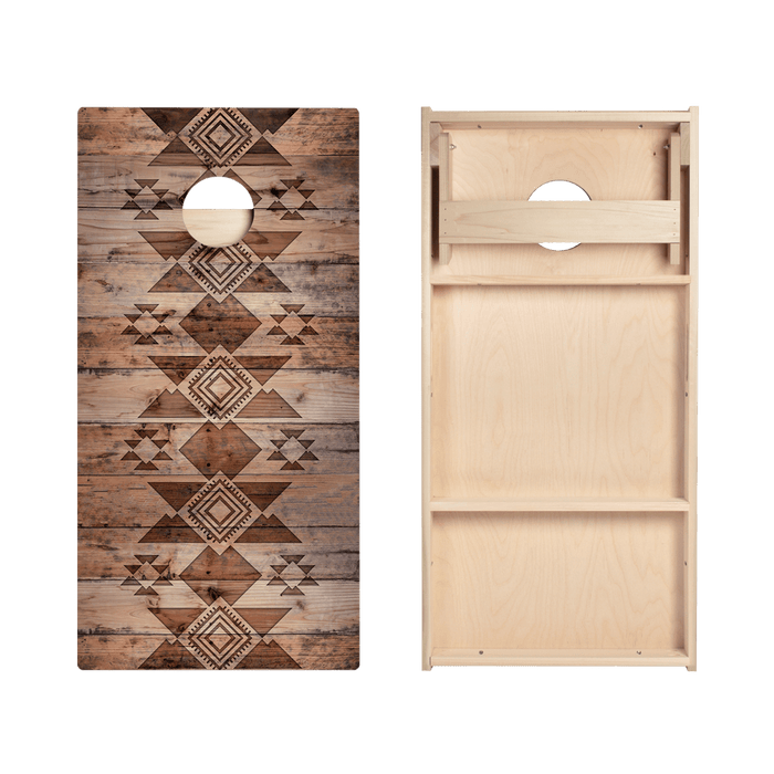 Aztec Wood Star Cornhole Boards, - American Cornhole Association