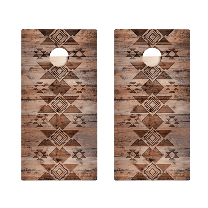 Aztec Wood Star Cornhole Boards, - American Cornhole Association