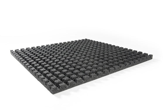 B-WARE Granuflex Rubber Flooring - Home Gym Tile 50cm X 50cm x 15mm - Strength Shop