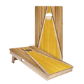 Bamboo Classic Triangle Star Cornhole Boards, - American Cornhole Association