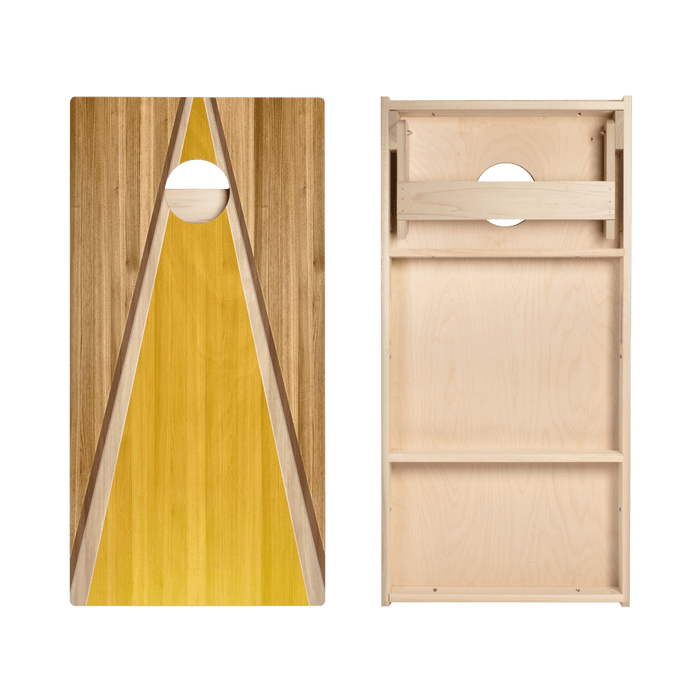 Bamboo Classic Triangle Star Cornhole Boards, - American Cornhole Association