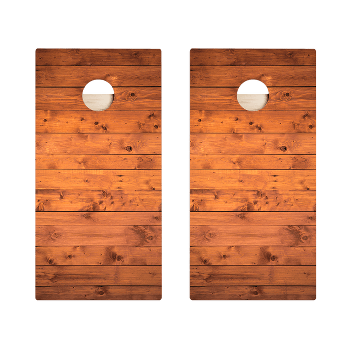Barn Wood Star Cornhole Boards - ACA - 000375 | American Cornhole Association