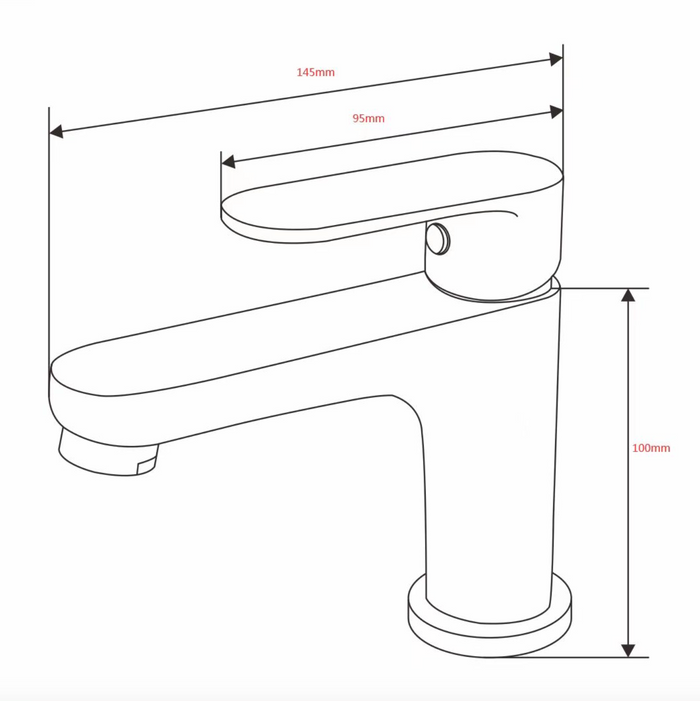 Basin Cold Tap - Satin