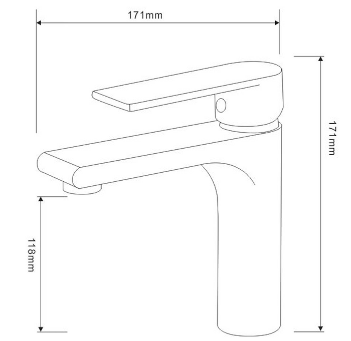 Basin Mixer -  Chrome