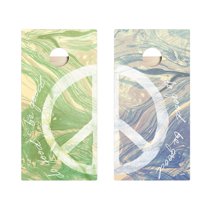 Be Good, Do Good Peace Star Cornhole Boards, - American Cornhole Association