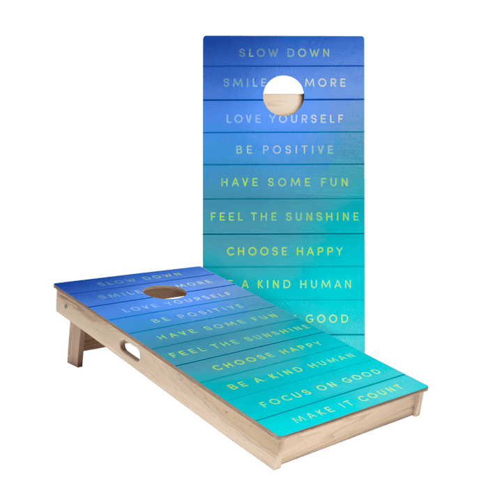 Be Your Best Star Cornhole Boards - ACA - 000275 | American Cornhole Association