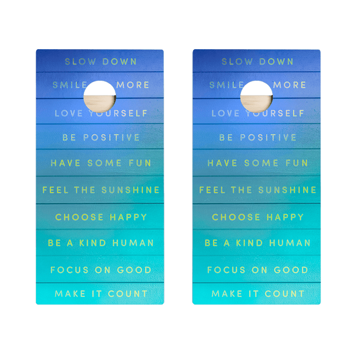 Be Your Best Star Cornhole Boards - ACA - 000275 | American Cornhole Association