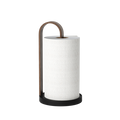 Paper Towel Holders | color: Black/Walnut