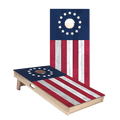 Betsy Ross Flag Star Cornhole Boards, - American Cornhole Association